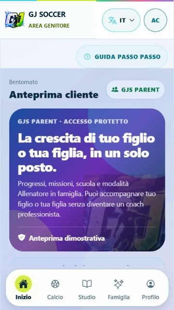 GJ Soccer — Accueil parent